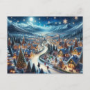 Buscar pueblo nevado postales Navidad