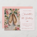 Buscar zapatos de ballet invitaciones Floral
