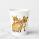 Buscar zorro papel vasos Salvaje