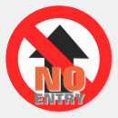 Buscar prohibido pegatinas Advertencia