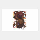 Buscar dragón rectangulares pegatinas General y unisex