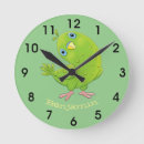 Buscar loro verde relojes de pared Pájaro