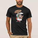 Buscar dibujo animado de la pizza camisetas Para él