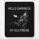 Buscar ojos gatos de alfombrillas de raton Fotografía