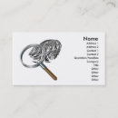 Buscar huella dactilar tarjetas de visita Negocio