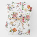 Buscar romántico papel de regalo Rosa