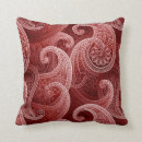 Buscar paisajes hermosos cojines Rojo