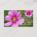 Buscar cosmo tarjetas de visita Naturaleza