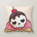 Buscar comida del kawaii cojines Para ella