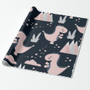 Buscar dinosaurios rosados papel de regalo Para todos