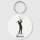 Buscar jugador de golf llaveros 9 º bola