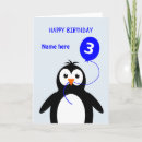 Buscar pingüino azul tarjetas Para niños