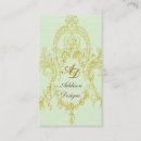 Buscar rococó tarjetas de visita Francés