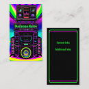 Buscar sonido tarjetas de visita Dee jay