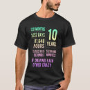 Buscar 10 años de aniversario camisetas Casada