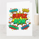 Buscar superhero tarjetas Mamá superheroína