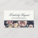 Buscar acuarela azul tarjetas de visita Vintage