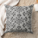 Buscar damasco gris cojines Floral