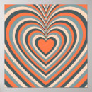 Buscar corazones psicodélicos posters Corazón