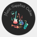 Buscar diseño musical pegatinas Música de hoja