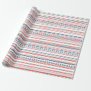 Buscar blanco y azul rojos papel de regalo Rayado