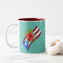 Buscar bandera de puerto rico tazas Café