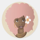 Buscar pelo afro pegatinas Melanina