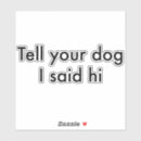 Buscar perro grande pegatinas parachoque Amante