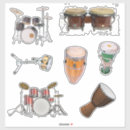 Buscar percusión pegatinas Musical