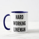 Buscar lineman tazas Trabajador