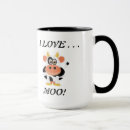 Buscar vaca del moo tazas Dibujo animado