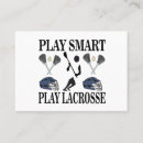Buscar lacrosse tarjetas de visita Profesional