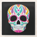 Buscar dia de los muertos posavasos Flores