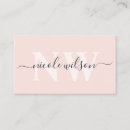 Buscar color rosa de tarjetas de visita Mínimo minimalista simple