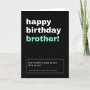 Buscar cerveza divertida tarjetas Hermano