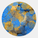 Buscar arte de la mandala pegatinas Azul