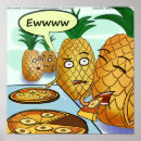 Buscar piña divertida posters Pizza