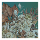 Buscar papel pintado floral azul posters Retro