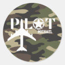 Buscar piloto militar pegatinas Avión