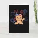 Buscar gato del fuego tarjetas Día de la independencia