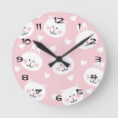 Buscar modelo del gato relojes de pared Lindo