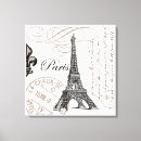 Buscar eiffel tower lienzos Vintage