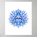 Buscar triángulos arte Azul