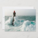 Buscar faros tarjetas Costa rocosa
