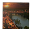 Buscar acantilado azulejos Puesta de sol