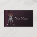 Buscar caballero medieval tarjetas de visita Espada