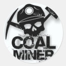 Buscar mineros pegatinas Minero de carbón