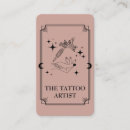 Buscar perforador tarjetas de visita Artista de tatuajes