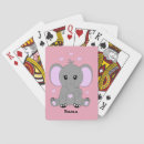 Buscar elefante barajas de cartas Para niños