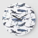 Buscar ballena azul relojes de pared Playa